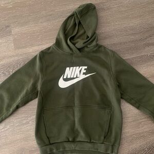 Nike Olive Green Long Sleeve Hoodie